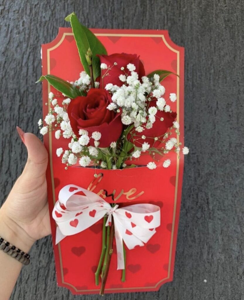 Trio de Rosas no card
